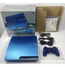 Playstation 3 Slim Azul Edição Splash Bluer 320gb Completo + 1 Controle + 3 Jogos