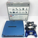 Playstation 3 Slim Azul Edição Splash Bluer 320gb Completo + 1 Controle + 3 Jogos