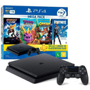 Console Playstation 4 Slim  1TB Edição Family Novo + 2 Controles + 4 Jogos