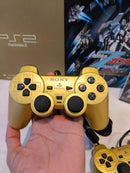 Playstation 2 Edição  Gundam Z Ps2 Fat Gold Dourado + 10 Jogos