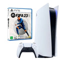 PlayStation 5, 825GB + 2 Controle Brancos + FIFA 23